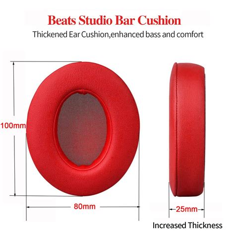 1Pair Ultra Soft Sponge Cushion Replacement Ear Pads Earmuffs For Beats