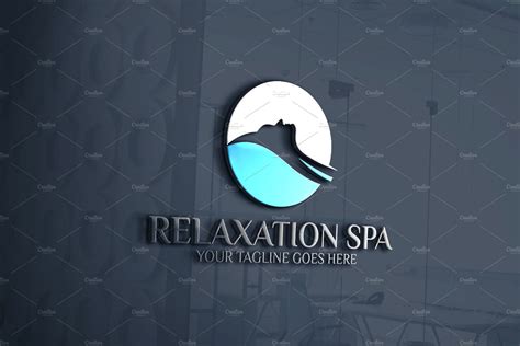Relaxation Spa Logo Creative Logo Templates ~ Creative Market