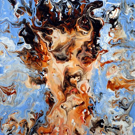 Abstract Acrylic Painting Abstract Portraits Gif