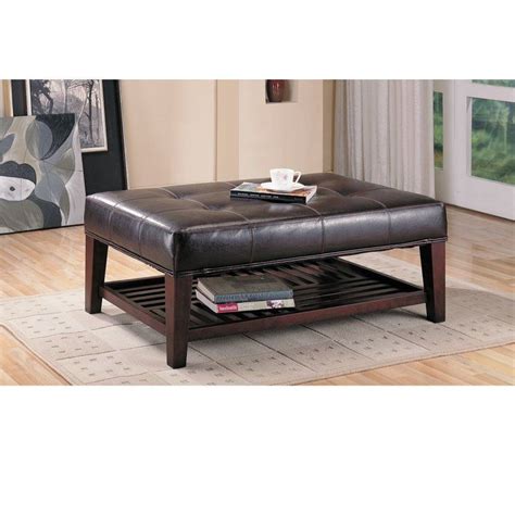 Check spelling or type a new query. Iddings Charming Leather Tufted Cocktail Ottoman ...