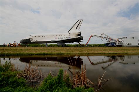 Towing Space Shuttle Atlantis