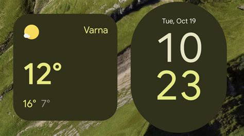 Android 12s Beautiful New Weather Widgets Go Live Ahead Of Official