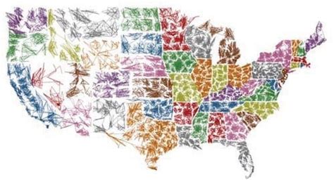 Us Postal Service Zip Code Map Map Vector