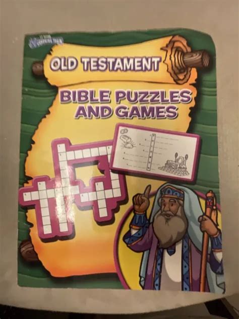 Old Testament Bible Puzzles And Games Paperback Learning Train 199