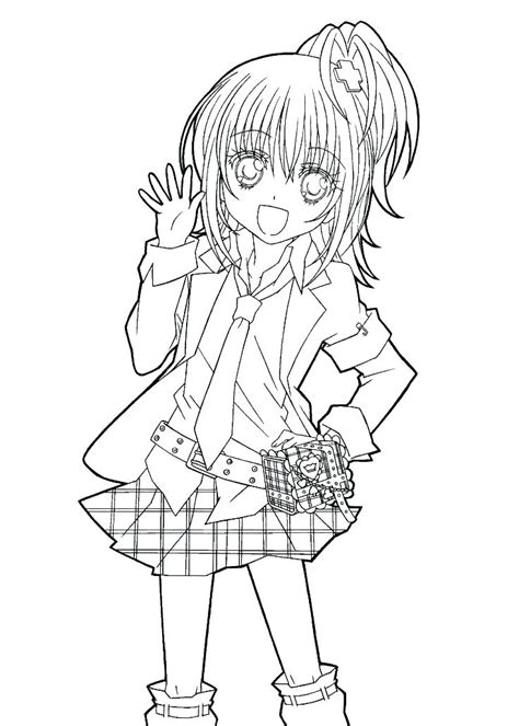 Emo Anime Coloring Pages At Getcolorings Free Printable Colorings 44070