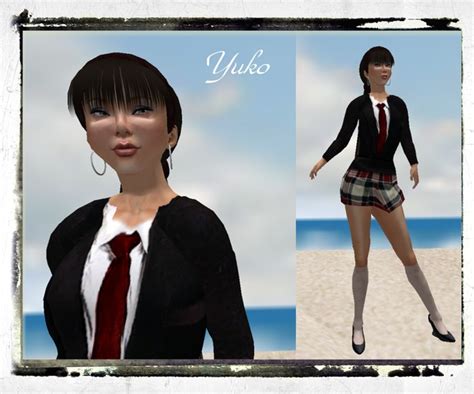 Second Life Marketplace Yuko Sexy Asian School Girl