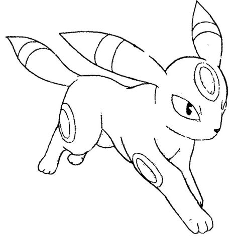 21 Desenhos Do Pokémon Umbreon Para Imprimir E Colorir