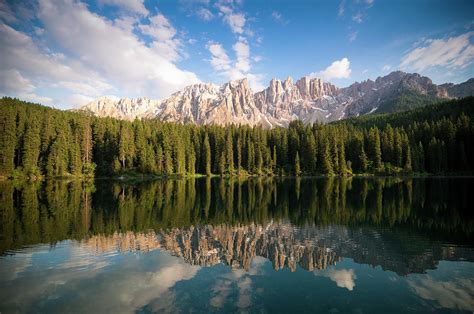 Carezza Lake Karersee Photograph By Scacciamosche Pixels