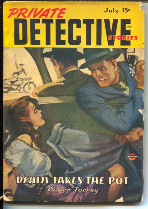 Private Detective 71946 Trojan Bondage And Motorcycle Cover Crime Pulp