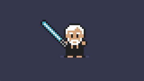 Css Pixel Art Star Wars Obi Wan Kenobi