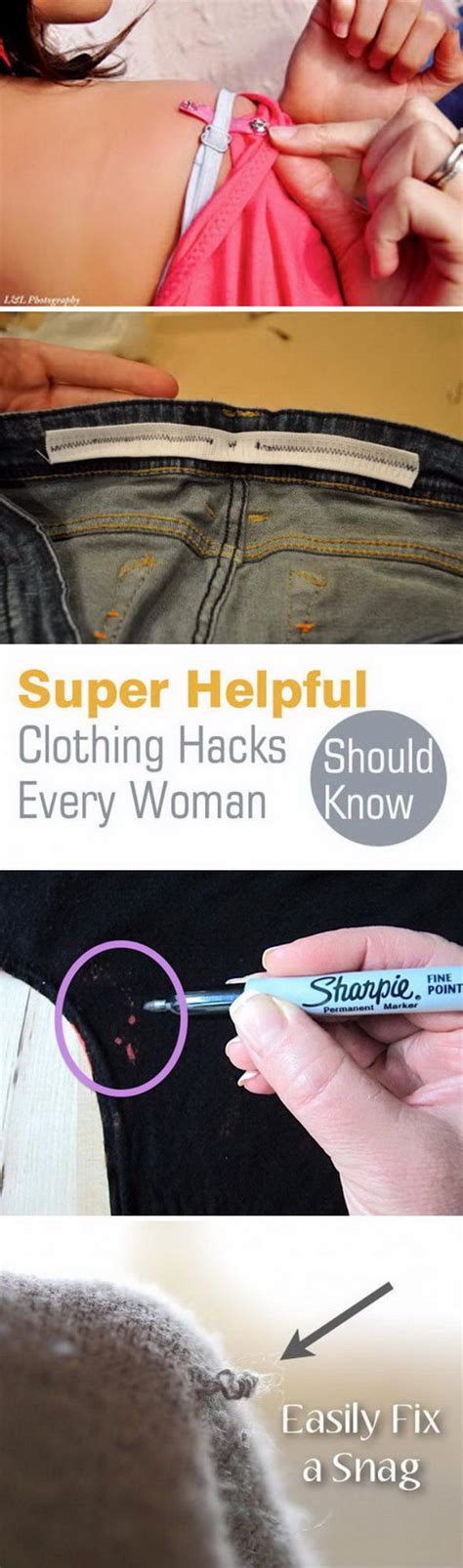 Super Helpful Clothing Hacks Every Woman Should Know