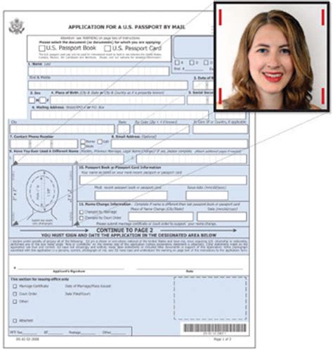 These applications always require the applicant. How do I affix my photos to the application for a passport ...