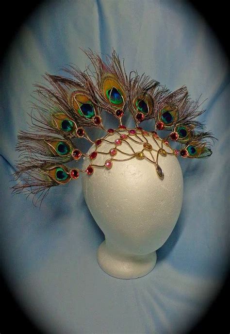 peacock headpiece from pointecreations headdress fantasy costumes ballet headpieces