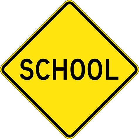 School Traffic Signs Road Signage Uss
