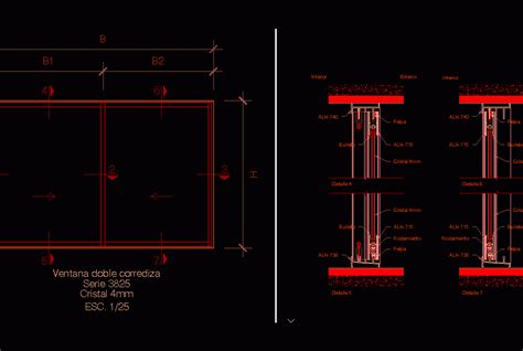 Fixed Glass Window Detail Dwg Glass Designs