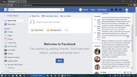 Do you know how to delete facebook account (2020)? How to permanently delete your Facebook account - YouTube