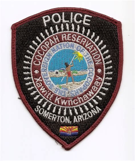 Tribal Public Safety Patches Placidos Police Corner