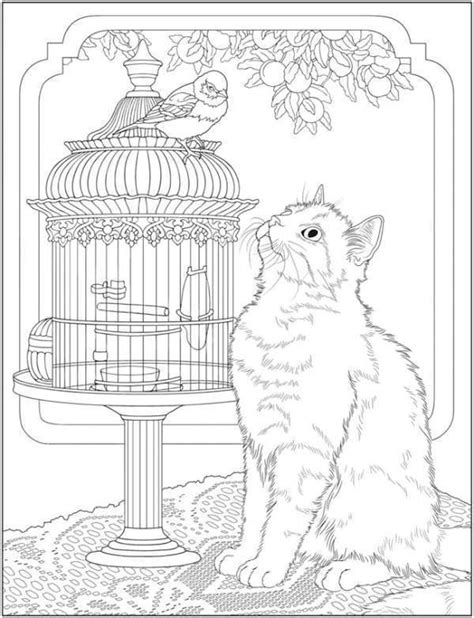 Our detailed and interesting cat coloring pages are meant to appeal to an older crowd. 6 Cat Coloring Pages - Stamping