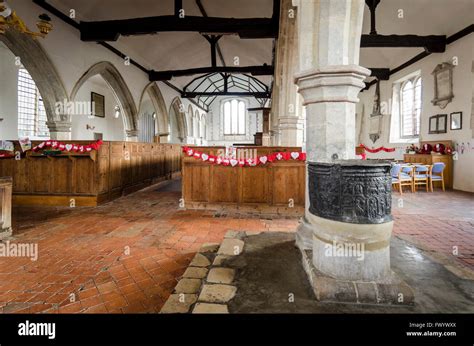 Interior Of Saint Augustines Church Brooklands Romney Marsh With