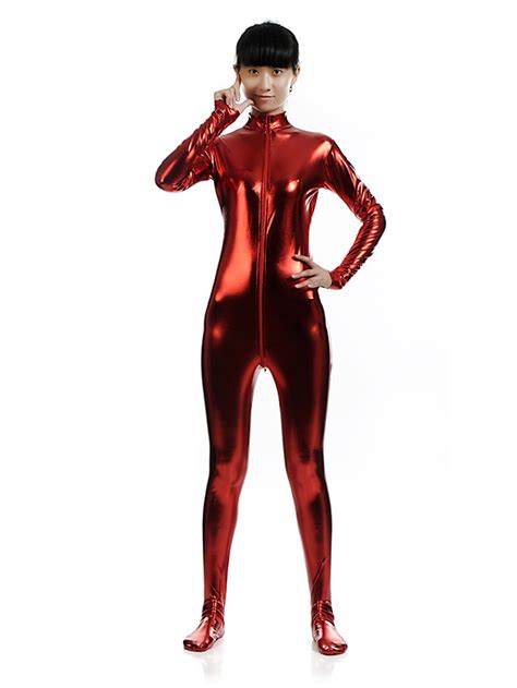 Shiny Zentai Suits Catsuit Skin Suit Ninja Adults Spandex Latex Cosplay Costumes Sex Mens