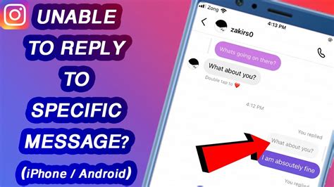 How To Reply To A Specific Message On Instagram Android Iphone