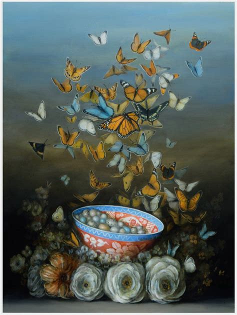 David Kroll Butterflies And Bowl 2017 Courtesy Of