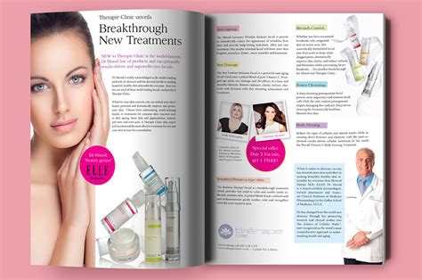 Fashion Magazine Skincare Editorial Design Nv Graphic Design