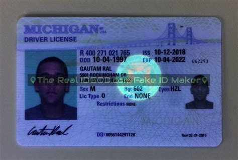 Michigan Fake Id Real Idgod Official Fake Id Maker Website