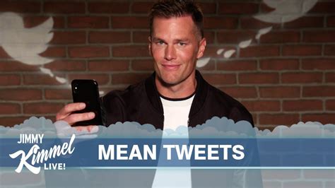 Mean Tweets Tom Brady Edition Youtube