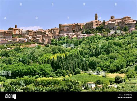 Montepulciano Renaissance Town Of Tuscany Situated On A Hill Sight