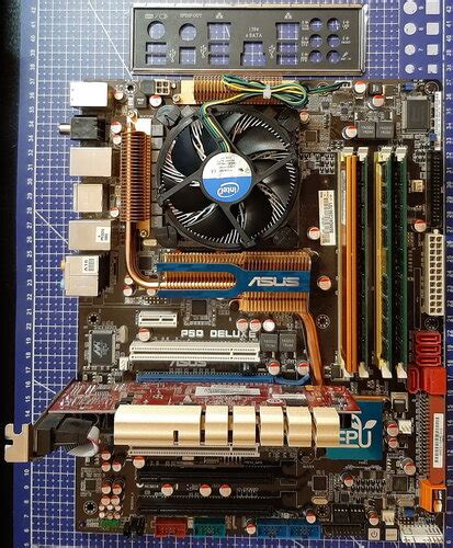 Cpu Intel Core 2 Quad Q9550 4πύρηνος Asus P5q Mobo 4 Gb Ram Msi