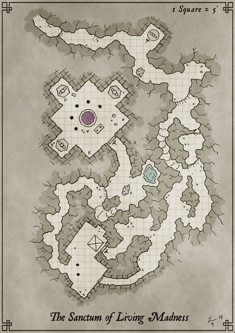 Hand Drawn Battle Map Cleaned And Colored In Gimp Free For Personal