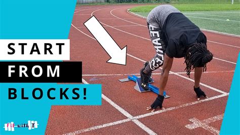 How To Use Starting Blocks — Setting Up And Pushing Out Sprinting 101