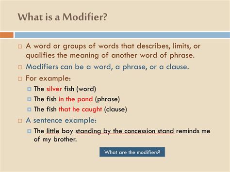 PPT - The Use and Misuse of Modifier Magic PowerPoint Presentation ...
