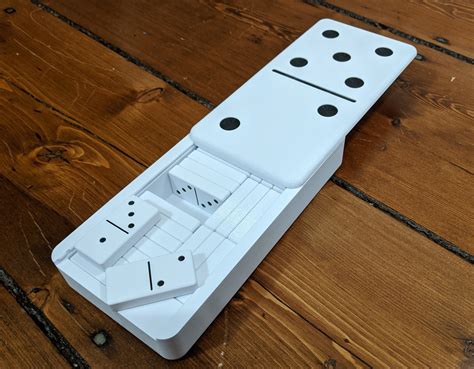 3d File 3d Printed Dominoes Set With Large Domino Carrying Case・3d