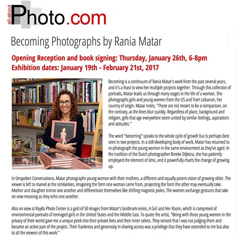 Becoming Girls Women And Coming Of Age Rania Matar Photography