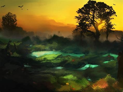 Fantasy Landscape Art Artwork Nature Wallpapers Hd Desktop And