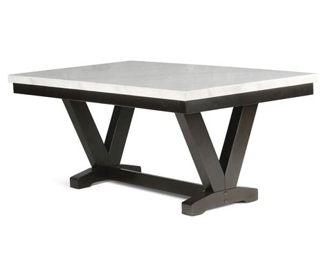 Finley 72 Inch White Marble Top Dining Table Steve Silver Company