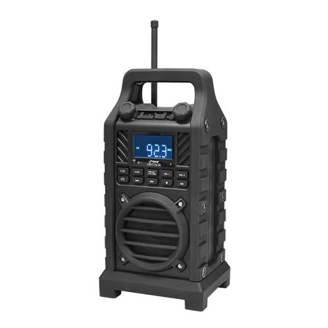 Pyle Pwpbt250bk Rugged And Portable Bluetooth Speaker With Fm Radio Usb