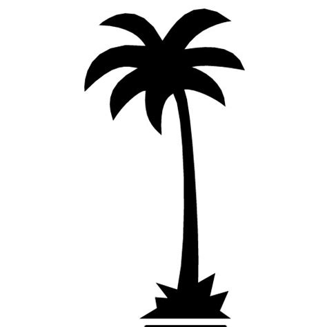 Palm Tree Silhouette Clipart Clip Art Library