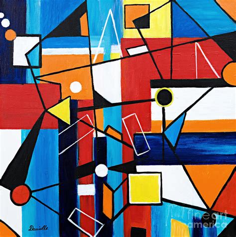Geometric Painting By Art By Danielle