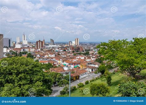 Aerial View Of Cali City Cali Colombia Stock Photo Image Of Garden