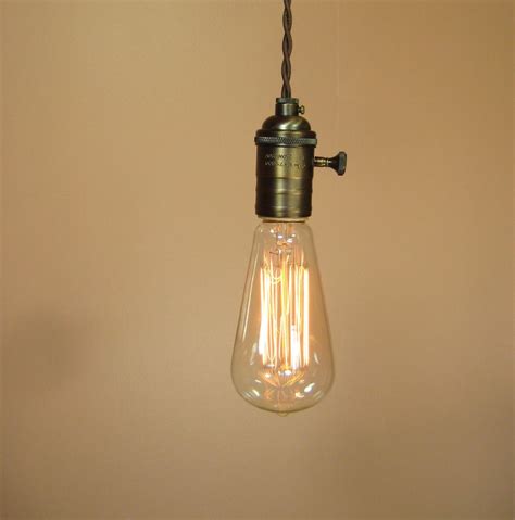 Farmhouse Style Rustic Bare Bulb Pendant Light By Bluemoonlights