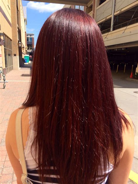 Auburn hair dye also works well for a lot of women. Red/auburn hair...suppose to be plum | Auburn hair, Long ...