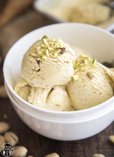 Pistachio pistachio pistachio ice cream with lightly roasted pistachios the name alone shows how much we love pistachios. Pistachio Ice Cream - Like Mother, Like Daughter