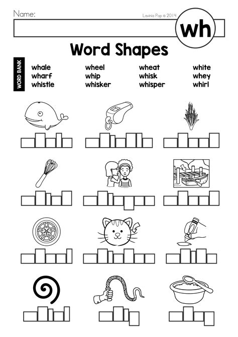 Free Digraph Wh Phonics Word Work Multiple Phonograms Phonics