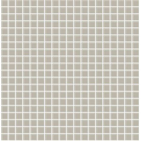 2767 23784 Tessellate Grey Glass Tile Wallpaper By Brewster