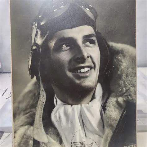 Vintage Photograph Of Wwii Ww2 Fighter Pilot Original Headshot 1100