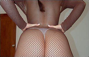 Free Porn Pics Of Caroline Pierce In Sexy Fishnet Showing Off Her Big