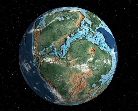 Ancient Earth Globe Shows Where You Were Located Million Years Ago FlowingData